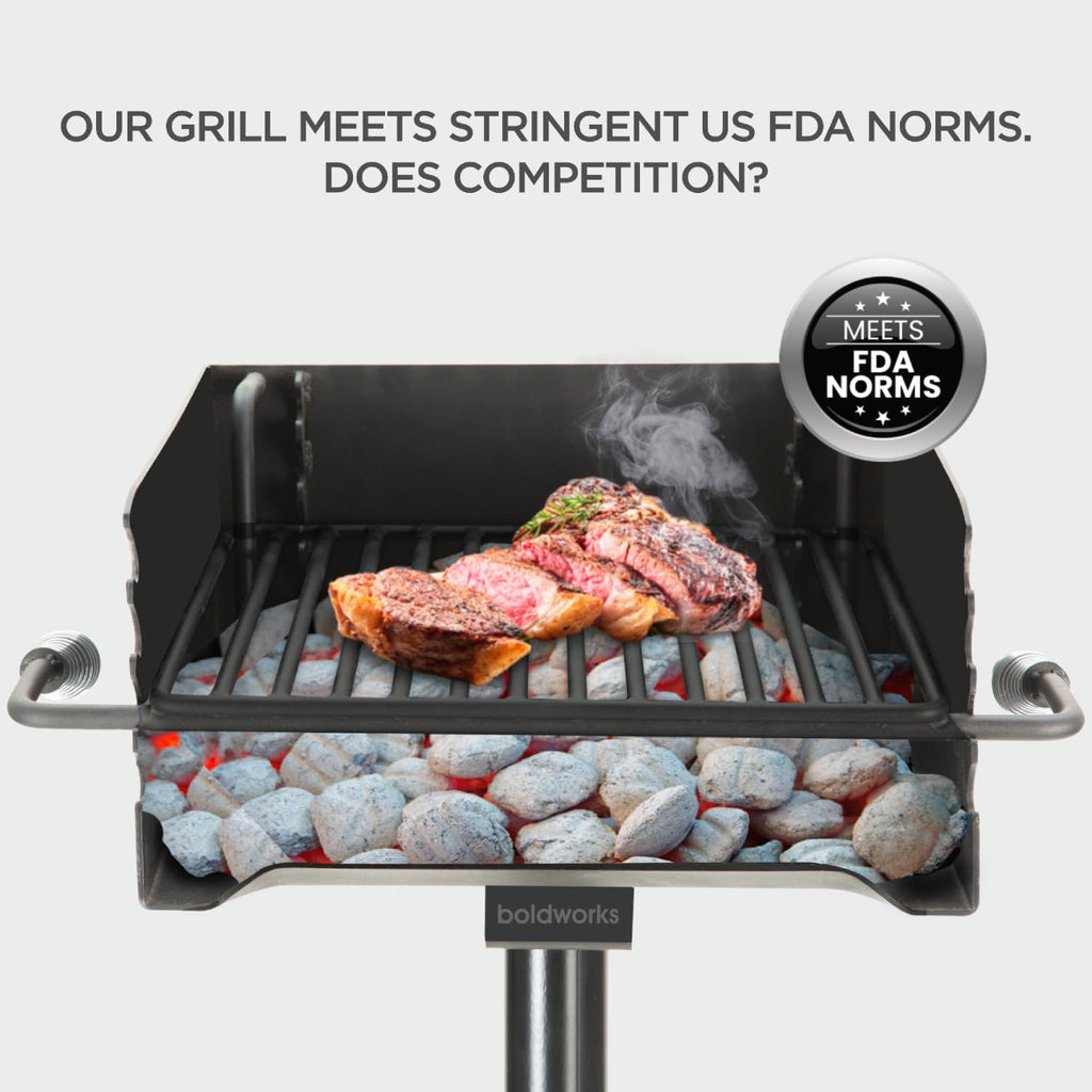 🔥 Heavy-Duty Charcoal BBQ Grill 🍖🌳 Perfect for Outdoors 🎉