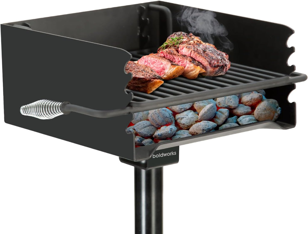 🔥 Heavy-Duty Charcoal BBQ Grill 🍖🌳 Perfect for Outdoors 🎉