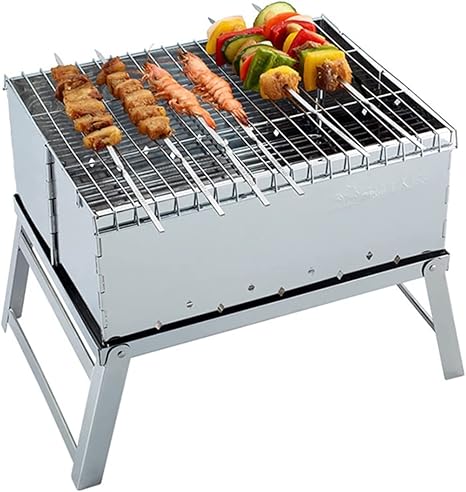 🔥 Portable Charcoal BBQ Grill 🍖✨ Outdoor Fun Made Easy 🌞