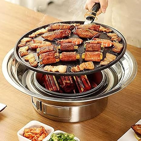 🔥🍖 FireGlow BBQ Grill 🌲🏕️✨