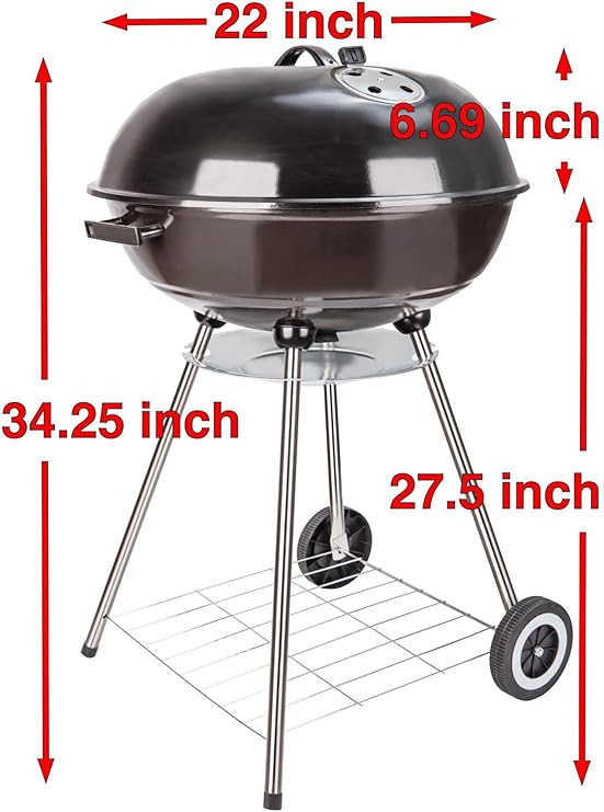 🔥 Foldable Charcoal Grill 🍖🏕️ BBQ Anywhere ✨🌞