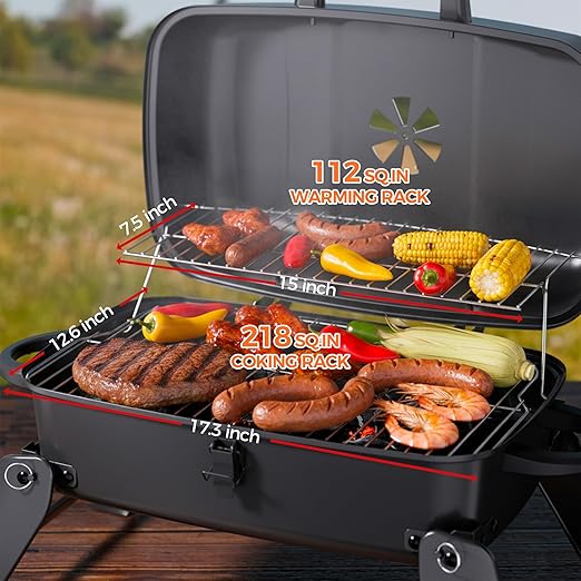 🔥🌲 CampFire Portable BBQ Grill 🍖✨🏕️