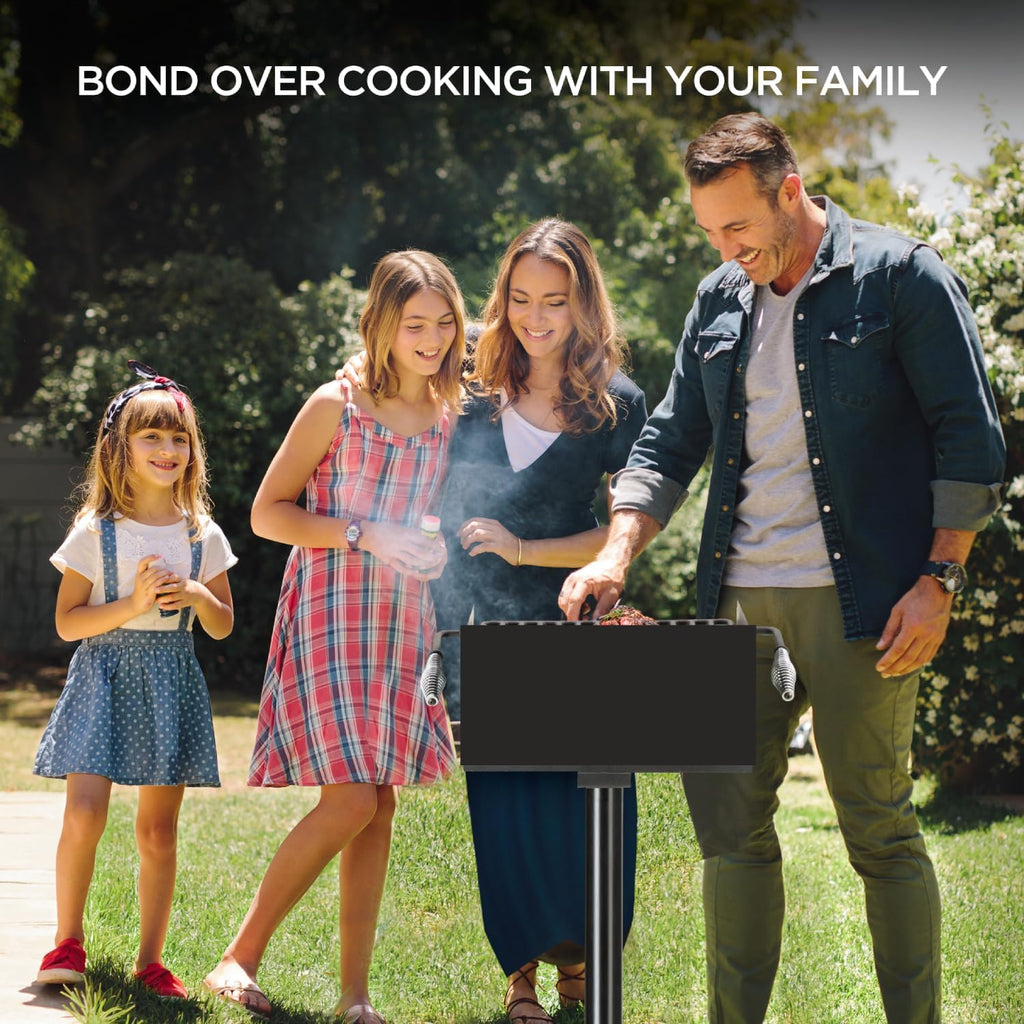 🔥 Heavy-Duty Charcoal BBQ Grill 🍖🌳 Perfect for Outdoors 🎉
