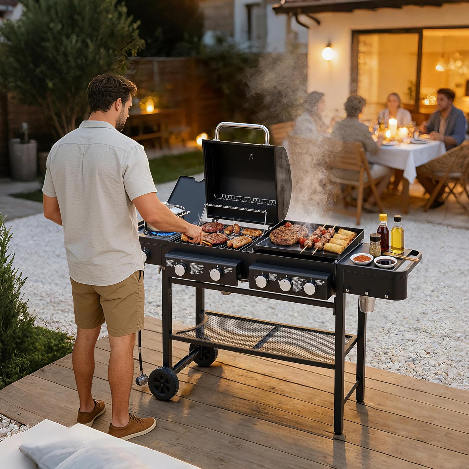 🔥 Backyard 5-Burner Grill 🍖