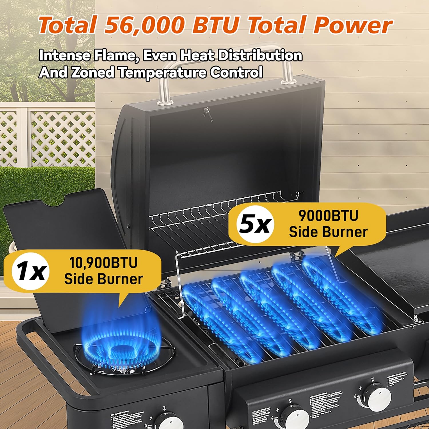 🔥 Backyard 5-Burner Grill 🍖