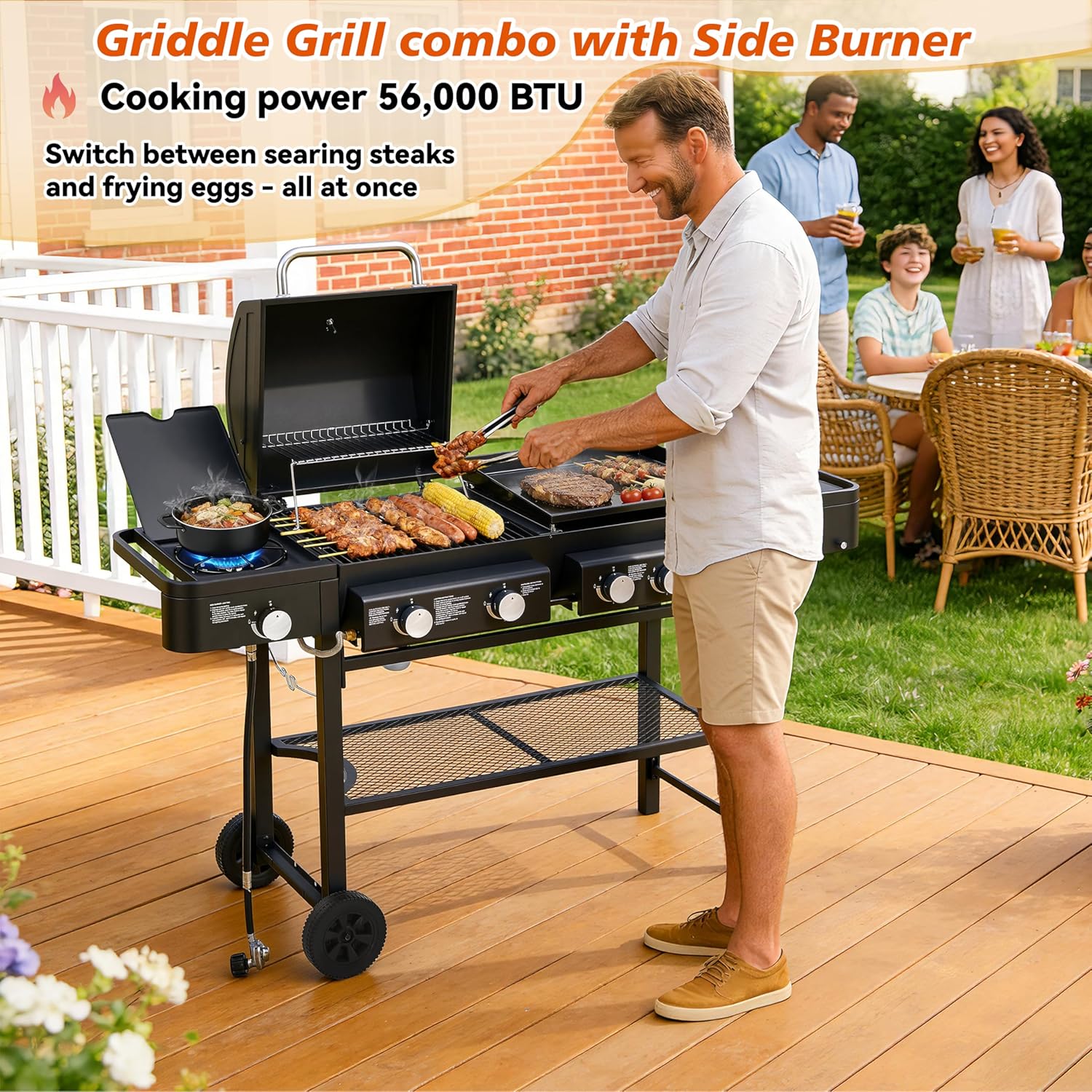 🔥 Backyard 5-Burner Grill 🍖